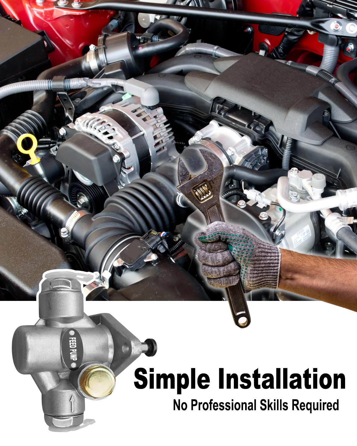 DA PUMP　NewPosition JEENDA DT466E DT530E Primer Pump Kit PAI 480245 1825473C93